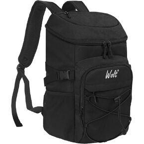 WOLT|Cooler Backpack,24 Cans Insulated Backpack Cooler Leakproof,Lightweight Soft Cooler Bag,Camping Cooler,Large Capacity Beach Cooler,Waterproof Travel Cooler Lunch Backpack for Hiking in Kuwait