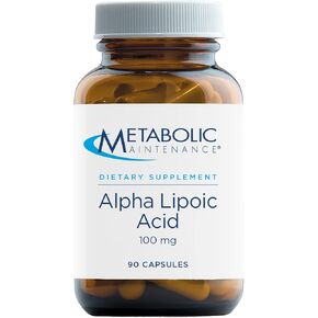 Metabolic Maintenance Alpha Lipoic Acid - 100 Milligrams ALA, Antioxidant Support for Nerve + Liver Health (90 Capsules) in Saudi Arabia