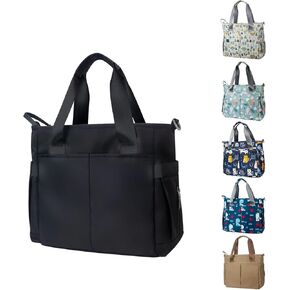 Diaper Bag Tote Satchel Waterproof Messenger Diaper Bags for Mom and Dad Multifunction Large Travel Tote Bags