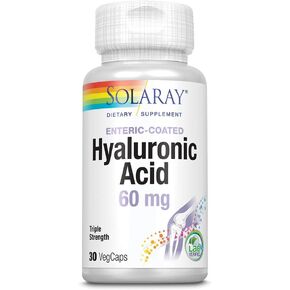 SOLARAY Triple Strength Hyaluronic Acid 60mg | 30 VegCaps in Kuwait
