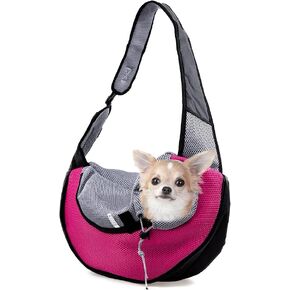 حقيبة حمل للكلاب الصغيرة والقطط من ابيبيزي، حقيبة شبكية جيدة التهوية بدون استخدام اليدين حتى 5 باوند، هدية in Kuwait