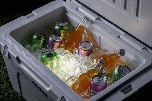 StarBright Rechargeable Universal Cooler LED Light - 5.35x1.61x5.35 inches - Compatible with YETI, RTIC, ORCA, Igloo, Coleman, and More - USB-Chargeable Battery, No Mounting or Installation Required in Kuwait