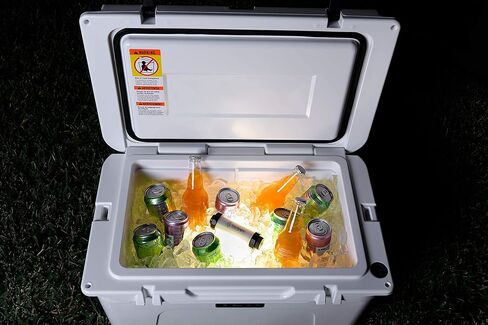 StarBright Rechargeable Universal Cooler LED Light - 5.35x1.61x5.35 inches - Compatible with YETI, RTIC, ORCA, Igloo, Coleman, and More - USB-Chargeable Battery, No Mounting or Installation Required in Kuwait