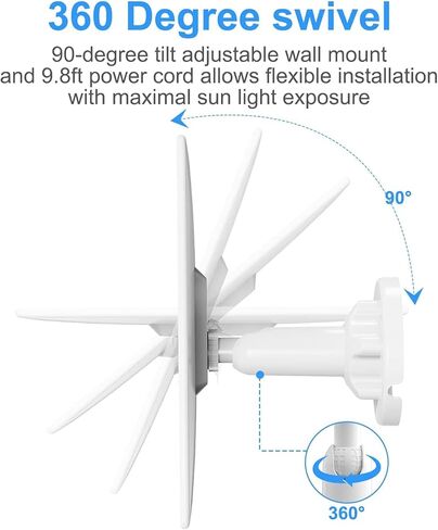 WESECUU 3W Solar Panel for Wireless Outdoor Security Camera Compatible with Rechargeable Battery Powered Surveillance Cam, with Continuous Solar Power in Kuwait