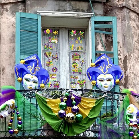 HOWAF Mardi Gras Party Decoration Window Clings, 9 Sheets Mardi Gras Themed Window Stickers for New Orleans Party Decoration, Mardi Gras Party Window Decals for Masquerade Party Supplies Home in Saudi Arabia