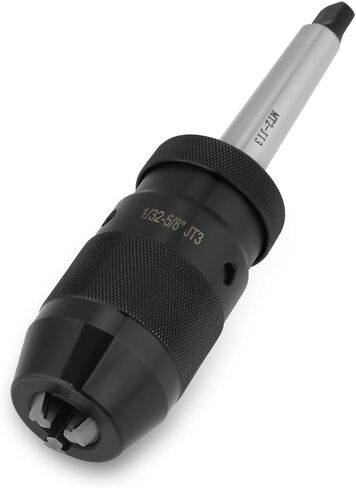 1-16mm Keyless Lathe Drill Chuck, Capacity 45# Steel Self Tighten Drill Chuck with MT2-JT3 Taper Arbor in Saudi Arabia