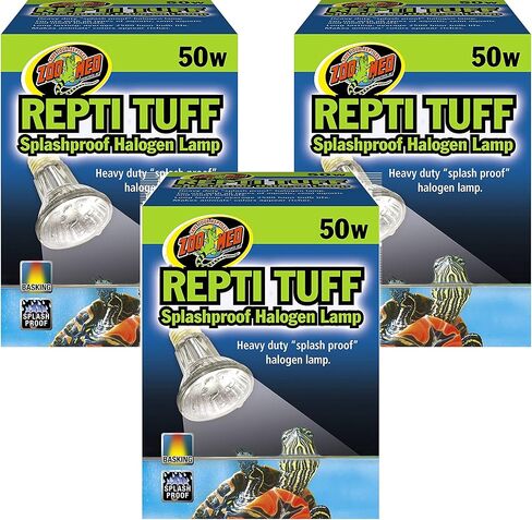 Zoo Med Repti Tuff Splashproof Halogen Lamps 50 Watts (3 Pack) in Saudi Arabia