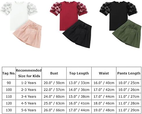 IBAKOM Toddler Baby Girl Fall Winter Outfits 2PCS Denim Flare Jeans Puffy Sleeve Shirts Leather Pant Sweatshirt Kids Clothes in Saudi Arabia
