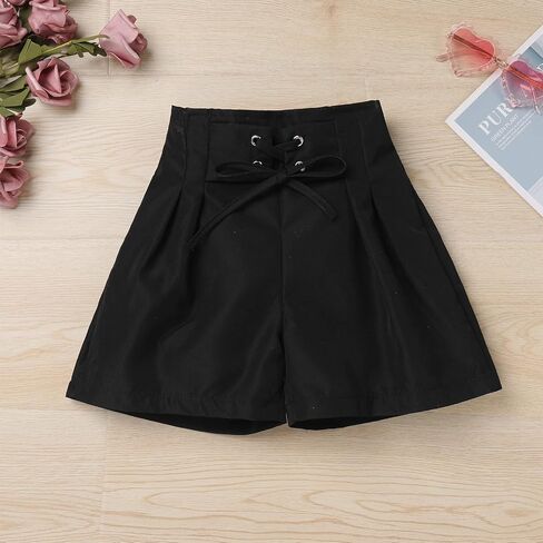 IBAKOM Toddler Baby Girl Fall Winter Outfits 2PCS Denim Flare Jeans Puffy Sleeve Shirts Leather Pant Sweatshirt Kids Clothes in Saudi Arabia