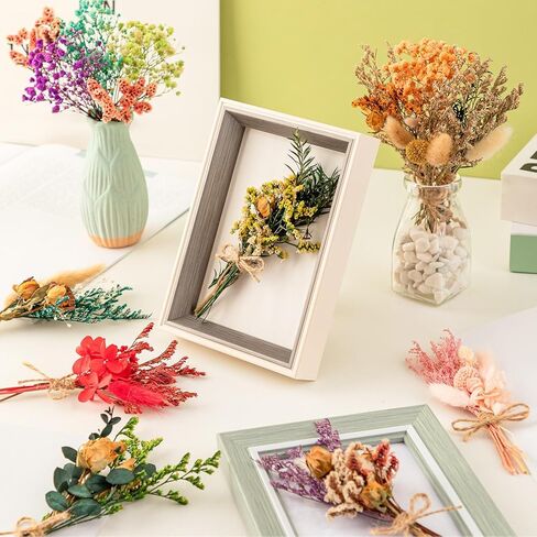 20 قطعة من الزهور المجففة الصغيرة للحرف اليدوية، زهور مجففة مع سيقان للحرف اليدوية، ديكور حفلات الزهور البرية لهدايا دعائم الصور التي تصنعها بنفسك in Kuwait