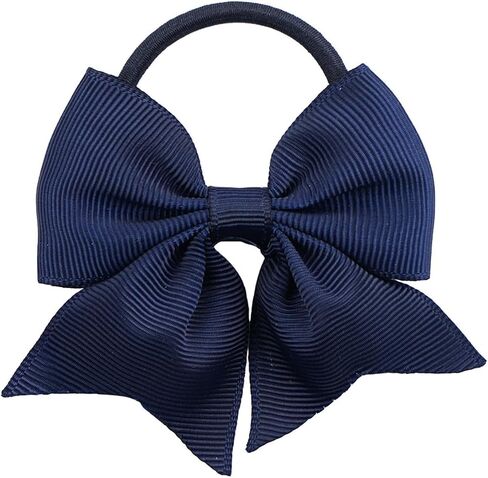 Baby Girls' Hair Ties baby girls' hair accessories Baby Hair Ties with Bows for Toddler Ponytail Holders Small (FS3) (Red) in Saudi Arabia