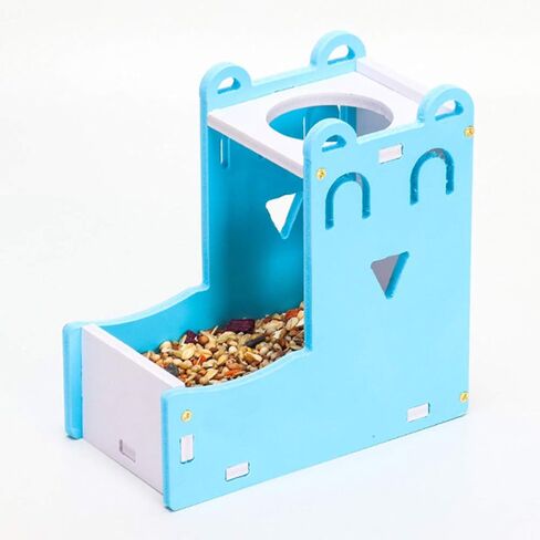 2 in 1 Hamster Hanging Water Bottle Small Animal Auto Dispenser with Base for Hamster Rat Gerbil Mouse Chinchillas Squirrel Guinea Pig Cage Toy in Kuwait