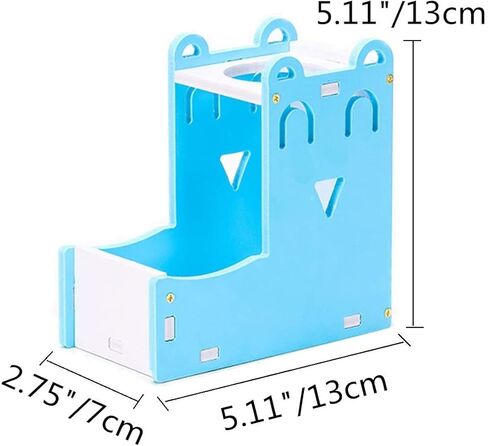 2 in 1 Hamster Hanging Water Bottle Small Animal Auto Dispenser with Base for Hamster Rat Gerbil Mouse Chinchillas Squirrel Guinea Pig Cage Toy in Kuwait