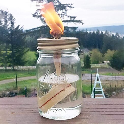 Flat Cotton Wick, 2 Rolls/13 Feet - 3/4 Inch Lantern Wick for Kerosene & Paraffin Oil in Kuwait