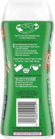 Gerber Organic 2Nd Foods Sitter Banana Oatmeal Baby Food Glass Jar, 8 Ounce in Saudi Arabia