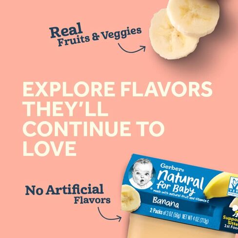 Gerber Apple Puree Baby Food, 2 Oz, 2 Ct in Saudi Arabia