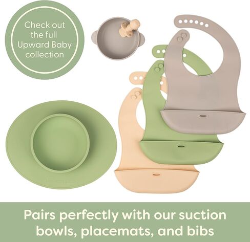طقم أواني الأطفال الصغار من الفولاذ المقاوم للصدأ | أدوات فضية للتعلم الذاتي 9 قطع من شركة UpwardBaby | مقبض سيليكون متشابك للمدرسة سهلة الإمساك | سكين ملاعق 3 شوك خالية من البيسفينول A للأطفال in Kuwait