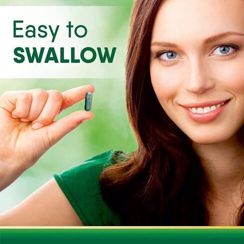 Pure Organic Chlorella - Broken Cell Wall 600 mg Veggie Capsules ( 1200 mg Serving ) - Powder Supplement for Natural Detoxification, Best with Spirulina, No Aftertaste, Made in USA, 3 Month Supply in Kuwait