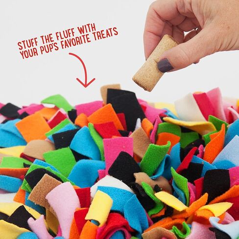 اي هارت دوجز بساط سنيف ديجي سنافل للكلاب - العاب ممتعة للكلاب لتعزيز التحفيز الذهني - احجية طعام الكلاب التفاعلية - الوان قصاصات ورقية 12 انش × 12 انش in Kuwait