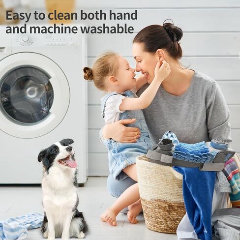 Tesitehi Snuffle Mat for Dogs, 10 Puzzles and 3 Difficulty Challenges, Pet Dog Snuffle Matt for Large to Small Dogs Breed, Interactive Feeding Game for Boredom and Mental Stimulation in Kuwait