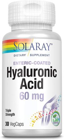 SOLARAY Triple Strength Hyaluronic Acid 60mg | 30 VegCaps in Saudi Arabia
