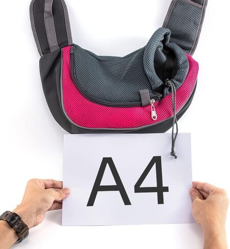 حقيبة حمل للكلاب الصغيرة والقطط من ابيبيزي، حقيبة شبكية جيدة التهوية بدون استخدام اليدين حتى 5 باوند، هدية in Kuwait