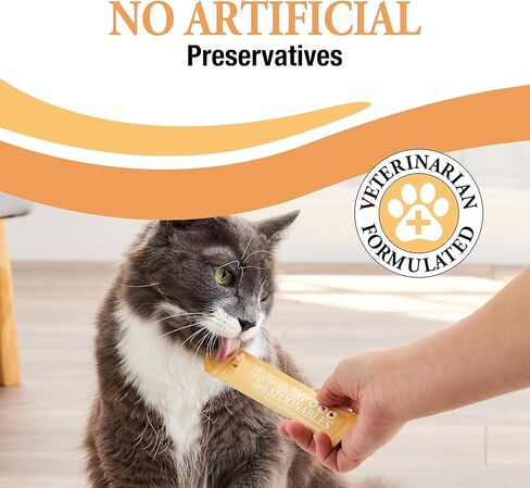 ملاعق جيدة ولذيذة ولذيذة مع الدجاج الحقيقي وسمك السلمون والبط، 6 أنابيب، مكافآت مبللة ثلاثية النكهات قابلة للعصر ولعق للقطط مع ملعقة مدمجة لتقليل الفوضى in Kuwait