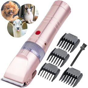 Satoha AUDOC Professional Fur Clipper for Dogs, Low Performance Dog Clipper for Thick, Heavy Grooming Trimmer with Protective Combs for Dogs, Cats and Other Animals in Kuwait