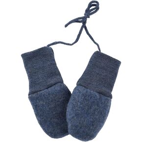 Ecoable Baby Thumbless Mittens: Organic Merino Wool Snow Gloves with String in Kuwait