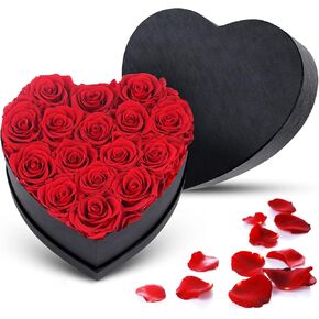 Preserved Rose Red Heart-Shaped in Kuwait