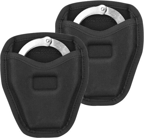 Handcuff Case, Open Top Handcuff Pouch for Duty Belt, 6000D Nylon Cuff Holder Holster Accessories for Standard Chain or Hinge Handcuffs in Kuwait