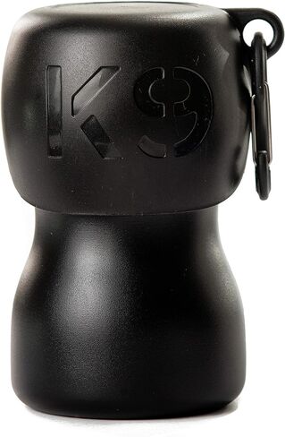 اتش 2 او 4 كي 9 زجاجة مياه من الستانلس ستيل K9 (9.5 اونصة، اسود غير لامع) in Kuwait