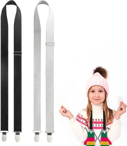 Elastic Mitten Clips Stainless Steel Glove Clips for Kids Babys Adults Dress Clips Back Cinch Sweater Cardigan Shawl Clip in Saudi Arabia