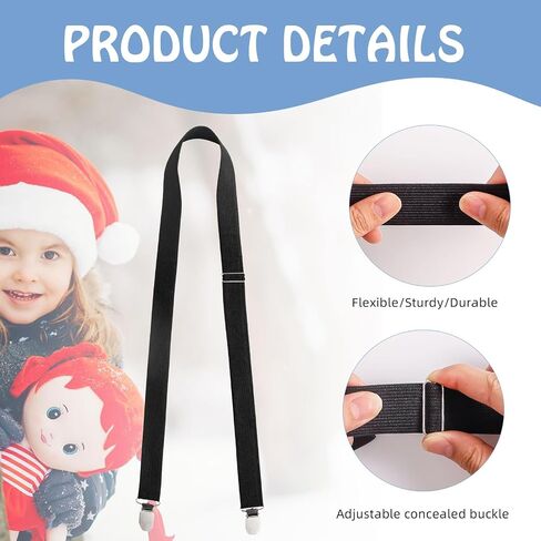 Elastic Mitten Clips Stainless Steel Glove Clips for Kids Babys Adults Dress Clips Back Cinch Sweater Cardigan Shawl Clip in Saudi Arabia