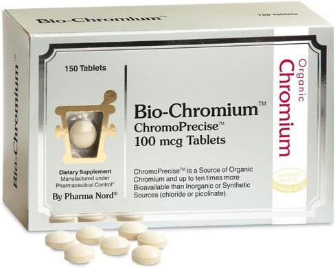 كروميوم حيوي 100 ميكروجرام | امتصاص أفضل 10 مرات | مكمل الكروم العضوي ChromoPrecise | المصنعة للمعايير الصيدلانية in Kuwait