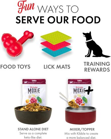 جراندما لوسي طعام للكلاب باللحم البقري المجفف بالتجميد من موكسي 8 اونصة in Kuwait