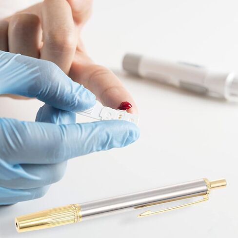 Healifty Stainless Steel Lancing Device Lancet Pen Sampling Pen Lancet Device in Saudi Arabia