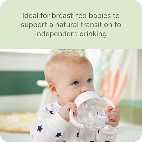 NUK Simply Natural Learner Cup, 9 oz. | Baby Sippy Cup Compatible with NUK Simply Natural Bottles in Saudi Arabia