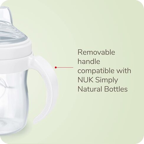 NUK Simply Natural Learner Cup, 9 oz. | Baby Sippy Cup Compatible with NUK Simply Natural Bottles in Saudi Arabia