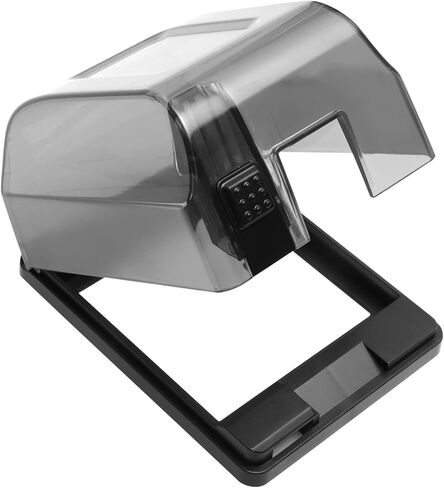 صندوق أمان الطفل مزود بغطاء شفاف مزود بمقبس كهربائي حامي الطفل مقاوم للمطبخ سهل التركيب باللون الأسود، مقاس 9.7 سم × 12.7 سم in Kuwait