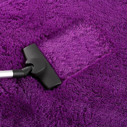 AROGAN Luxury Soft Shaggy Rugs Carpets, 3x5 Feet Bedroom Rug Indoor Plush Area Rugs for Living Room, Black Fluffy Rug for Kids Girls Playroom Dorm Room, Shag Plush Rug for Teen Room Nursery Decor in Saudi Arabia