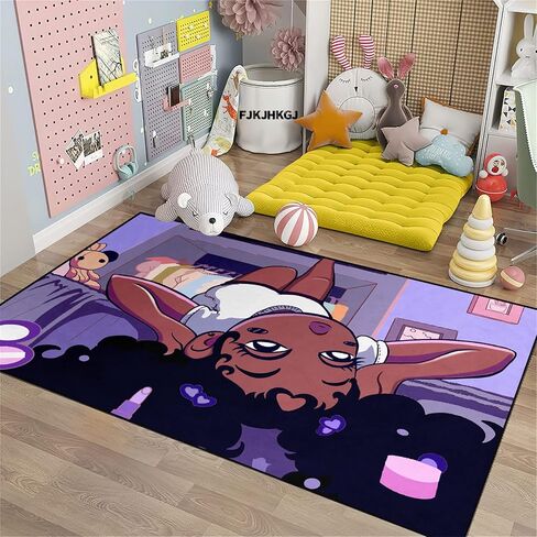 Girls Rugs for Bedroom Black Magic Girl Area Rug Girls Room Decor Cute African American Girls Floor Rugs for Living Room Decor Soft Small Carpets Yoga Mats for Women Pink 2X3 Feet in Saudi Arabia