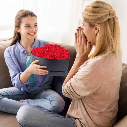 Preserved Rose Red Heart-Shaped in Kuwait