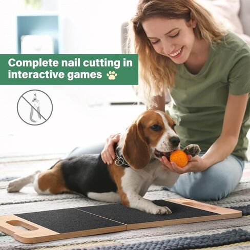 مربع خدش من HOOMTREE للكلاب، وسادة خدش للأظافر - 2 وضع استخدام قابل للتعديل خالٍ من الخوف للعناية بالأظافر بديل لقص أظافر الكلاب in Kuwait