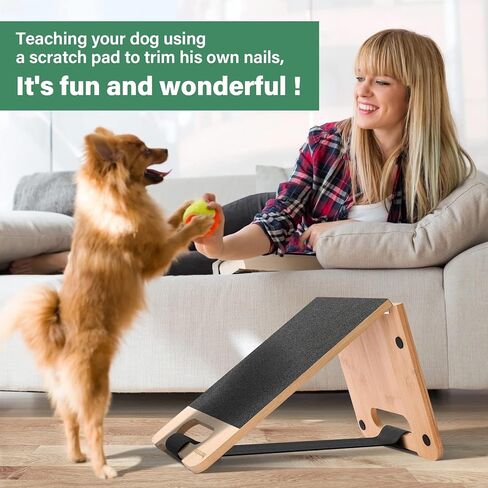 مربع خدش من HOOMTREE للكلاب، وسادة خدش للأظافر - 2 وضع استخدام قابل للتعديل خالٍ من الخوف للعناية بالأظافر بديل لقص أظافر الكلاب in Kuwait