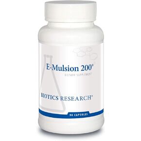 Biotics Research E-Mulsion 200© - مستحلب، امتصاص معزز، فيتامين E، توكوفيرولات مختلطة، مضادات الأكسدة، صحة القلب والأوعية الدموية، دعم المناعة، 90 كبسولة in Kuwait