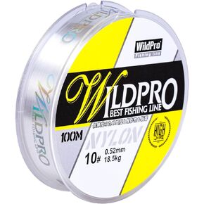 Fishing Line 100m Braid Fishing Line Nylon Fishing Wire High Abrasion Resistance Monofilament Fishing Line Suitable for Saltwater and Freshwater Environments(2-35LB) in Kuwait