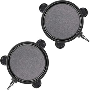 حجر هواء لحوض السمك 4 انش من وايكريت، موزع احجار فقاعات لحوض السمك لحوض السمك والزراعة المائية، عبوة من قطعتين in Kuwait