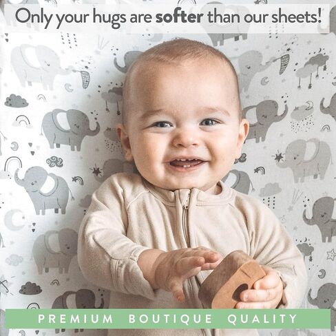 Mini Portable 24x38 Fitted Crib Sheets – Compatible with Dream on Me, Delta Porta Crib and Arms Reach Ideal Cosleeper – 100% Jersey Cotton – Farm Animals – 2 Pack in Saudi Arabia