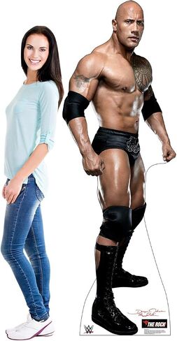 كرتون بيبول ذا روك بالحجم الطبيعي من الورق المقوى - WWE in Kuwait